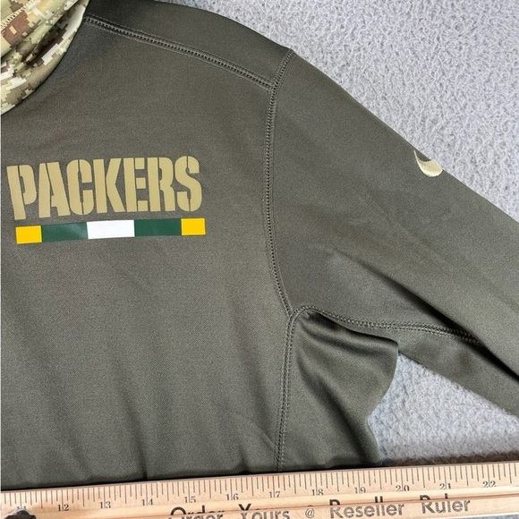 Nike Green Bay Packers Salute to Service Hoodie Sweatshirt 2017 NFL size Sp6 - Picture 6 of 15